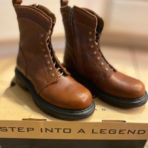 Harley Davidson Woman Jasper Lace Up Boots Size 6